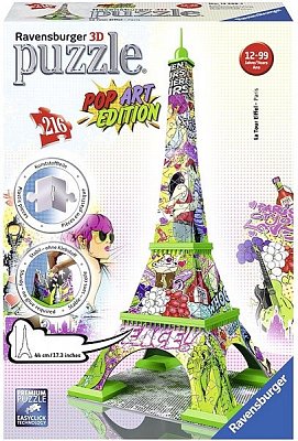 Eiffelova věž pop art, Francie
