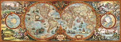 Starodávná mapa světa