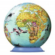 Dětská mapa světa Puzzleball  108d