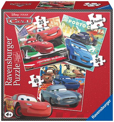 Disney Cars  3v1; 25/36/49 dílků