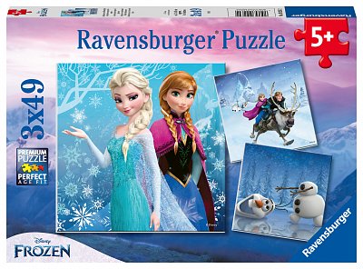 Disney: Ledové království: Dobrodružství na sněhu 3x49 dílků