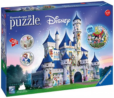 Disney zámek 3D 216 dílků