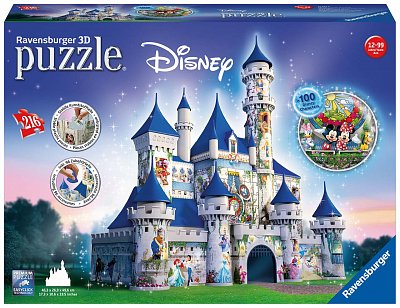 Disney zámek 3D 216 dílků