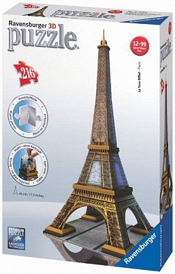 Eiffelova věž 3D 216 dílků