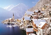 Hallstatt v zimě, Rakousko