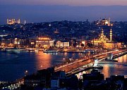 Istanbul v noci, Turecko