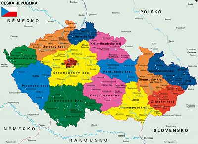Mapa České republiky
