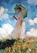 Monet: Dáma s deštníkem