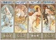 Mucha, Čtvero ročních období, 1895