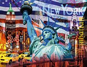 New York koláž 2000 dílků