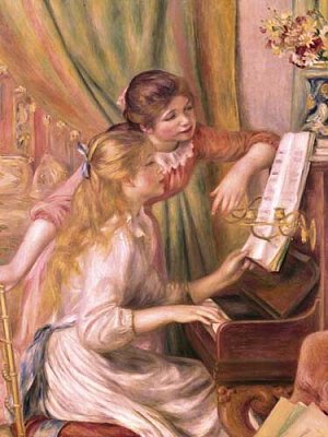 Renoir: Dvě dívky u klavíru