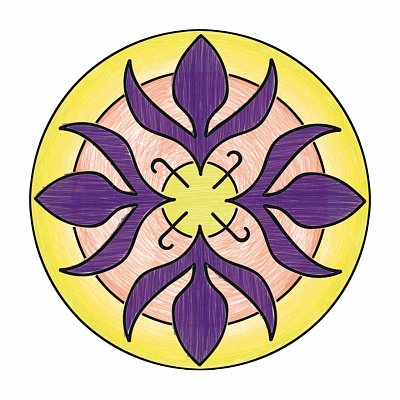 Disney Ledové království střední Mandala