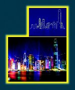 Hong Kong svítící puzzle