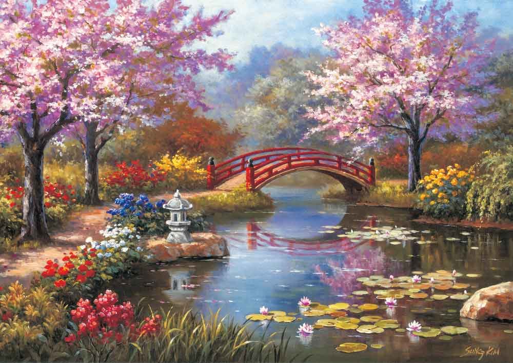 Japonská zahrada Puzzleprodej.cz